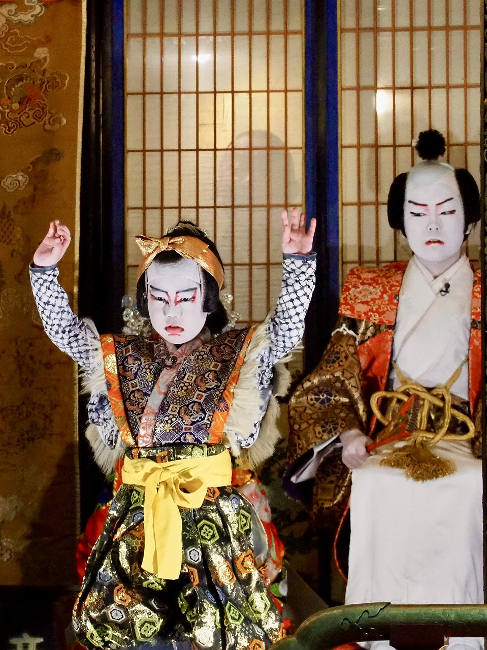 緊張の初舞台